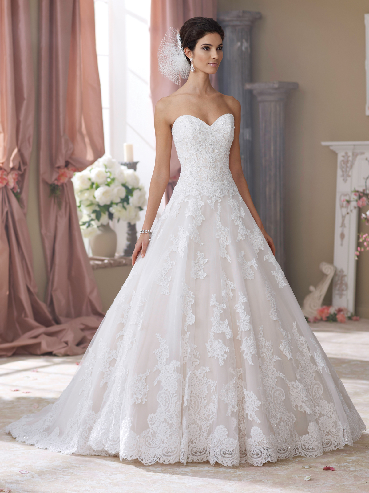 Wedding Gowns by David Tutera for Mon Cheri Fall 2014 - fashionsy.com