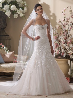 Wedding Gowns by David Tutera for Mon Cheri Fall 2014 - fashionsy.com