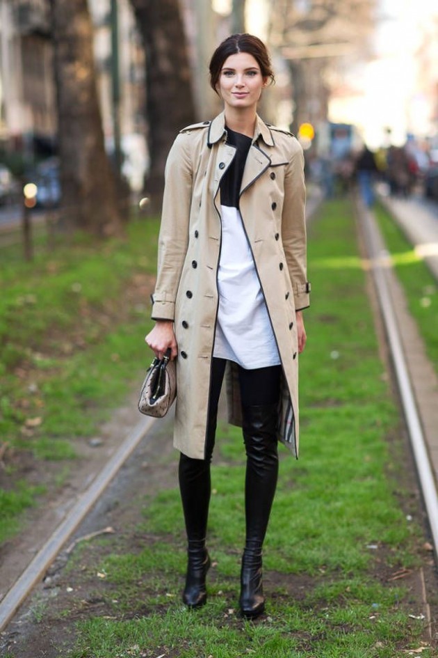 Trench Coat - Perfect Outerwear For Fall - fashionsy.com
