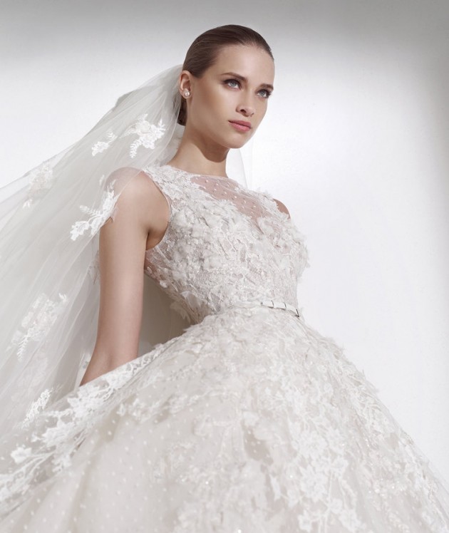 Elie by Elie Saab for Pronovias-Bridal Collection 2015 - fashionsy.com