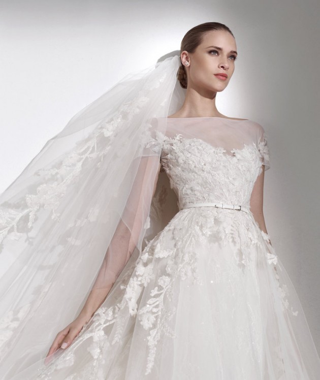 Elie by Elie Saab for Pronovias-Bridal Collection 2015 - fashionsy.com