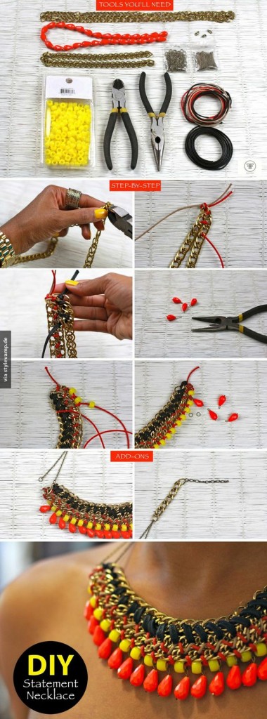 15 Gorgeous DIY Statement Necklace Ideas