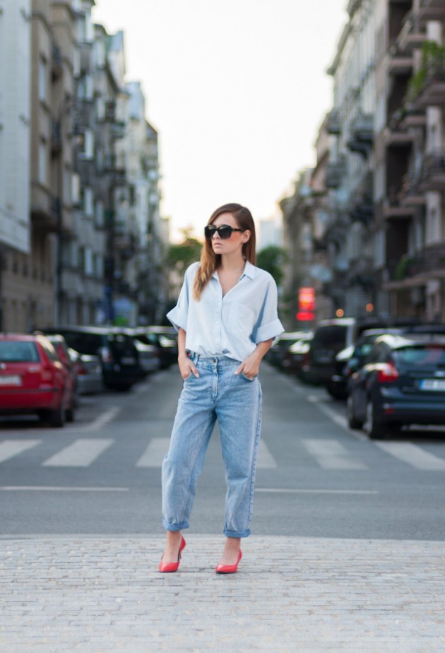 15 Stylish Ways To Wear Boyfriend Jeans With Heels