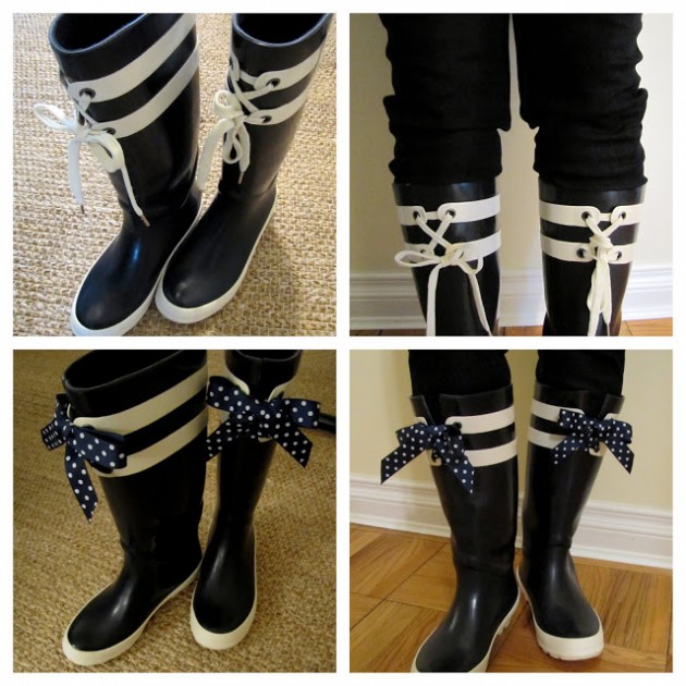 Awesome Rain Boot Makeovers 