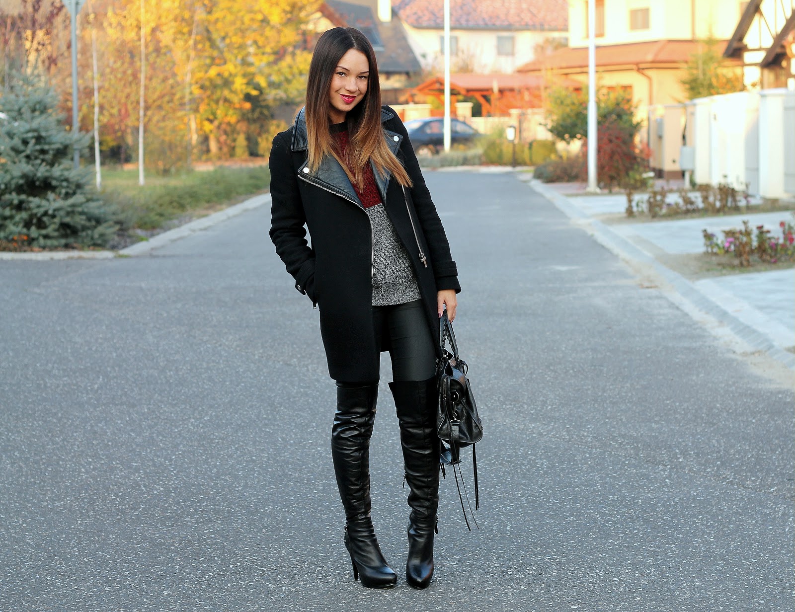 knee boots outfit ideas