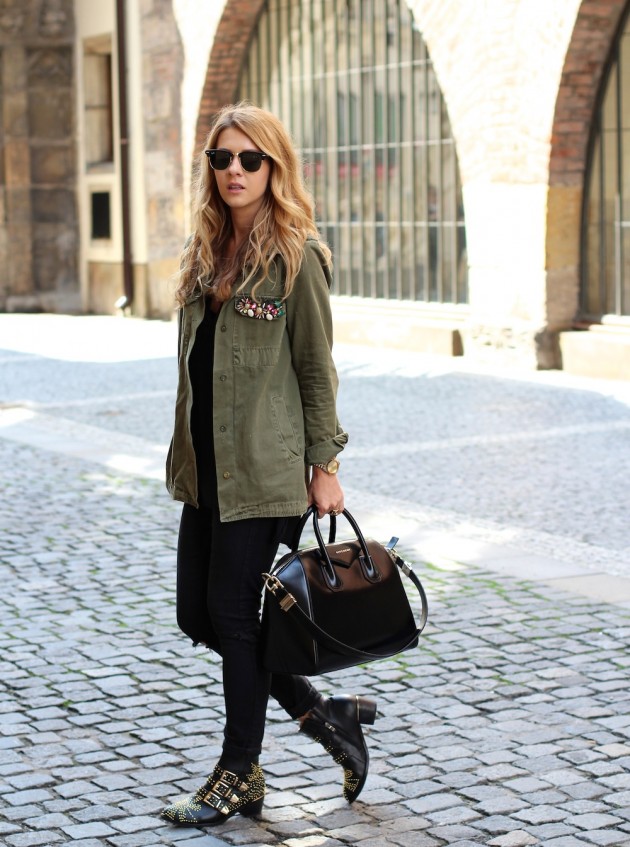 Style of the day - Military Green Jacket - fashionsy.com