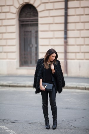 Fall Outfit Ideas With Over The Knee Boots - fashionsy.com