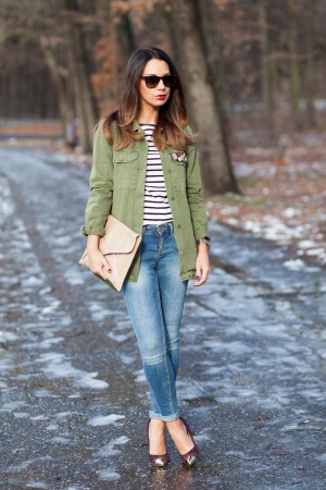 Style of the day - Military Green Jacket - fashionsy.com