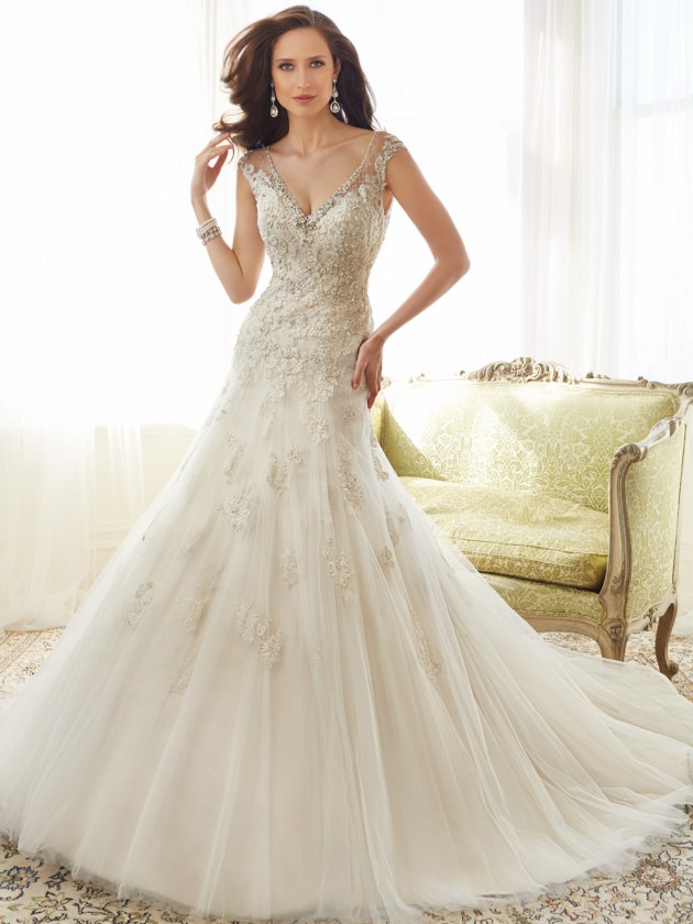 Sophia Tolli Spring 2015 Bridal Collection - fashionsy.com