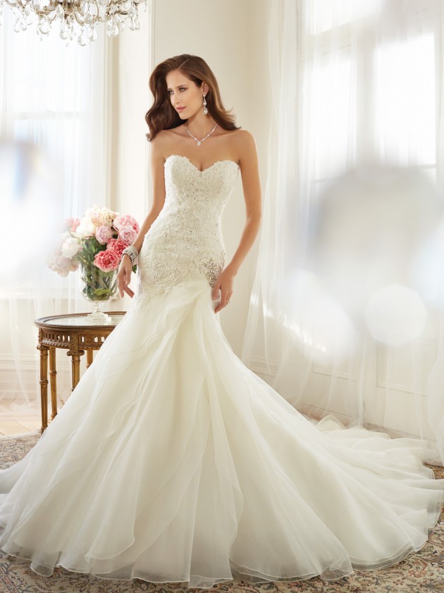 Sophia Tolli Spring 2015 Bridal Collection - fashionsy.com