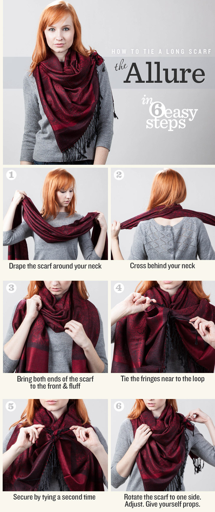 17 Stylish and Easy Ways To Tie A Scarf