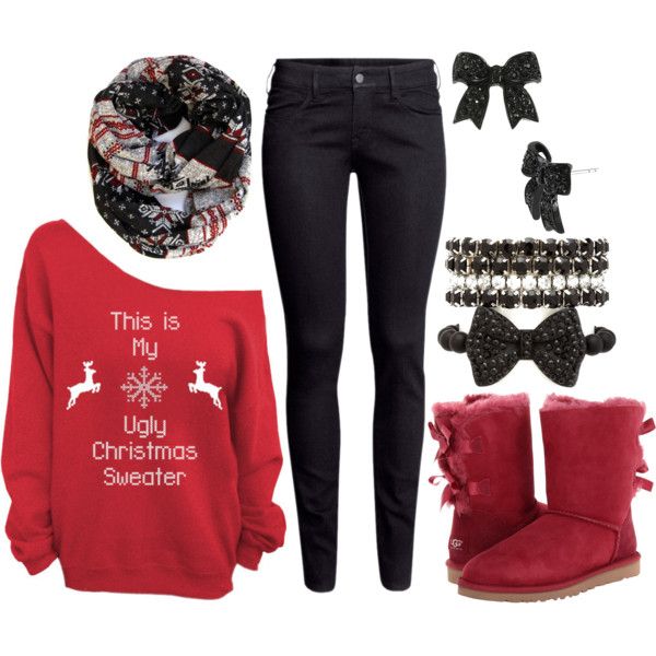 Feel The Christmas Spirit With 15 Gorgeous Polyvore Combinations