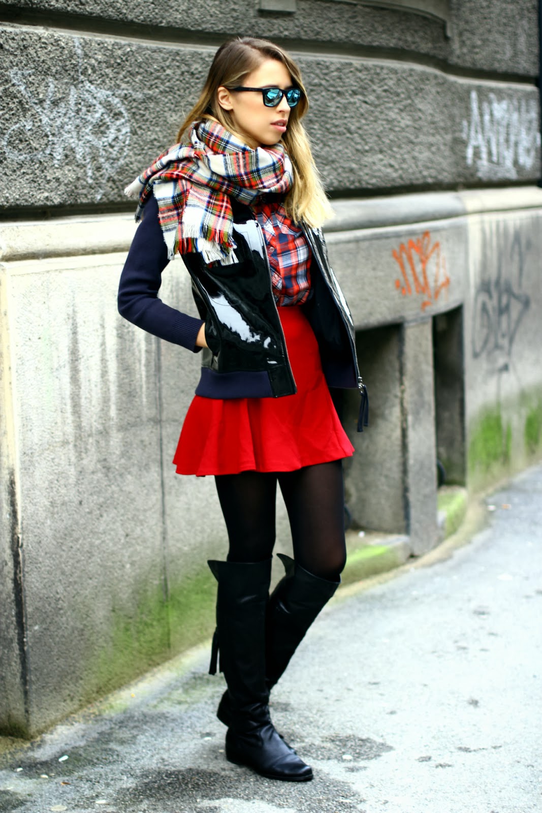 For Stylish Fall Add A Pop Of Red To Any Outfit