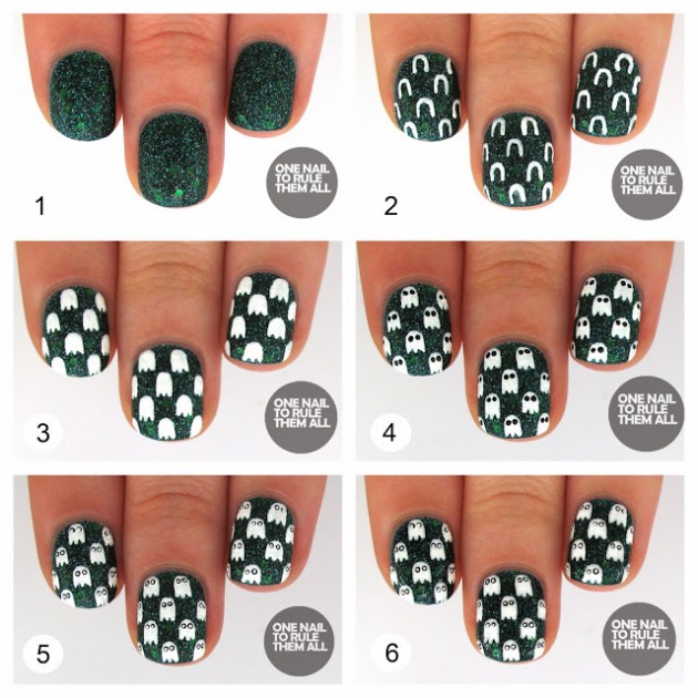 Super Easy Step By Step Fall Nail Tutorials