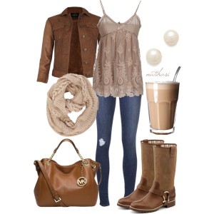 Brown Fall Polyvore Combinations - fashionsy.com