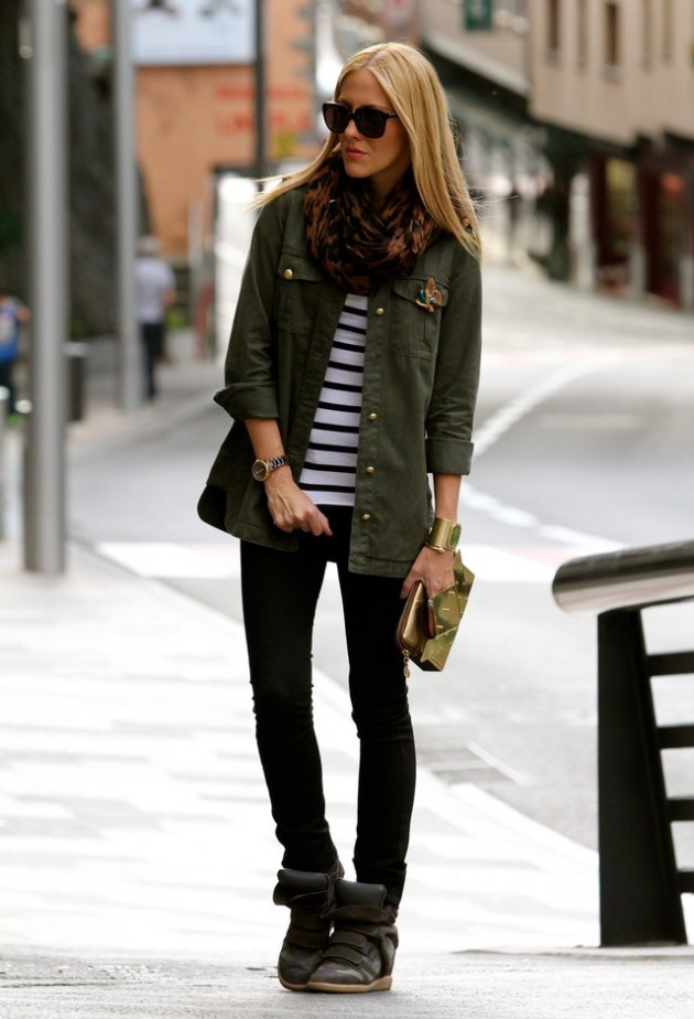 Style of the day - Military Green Jacket - fashionsy.com