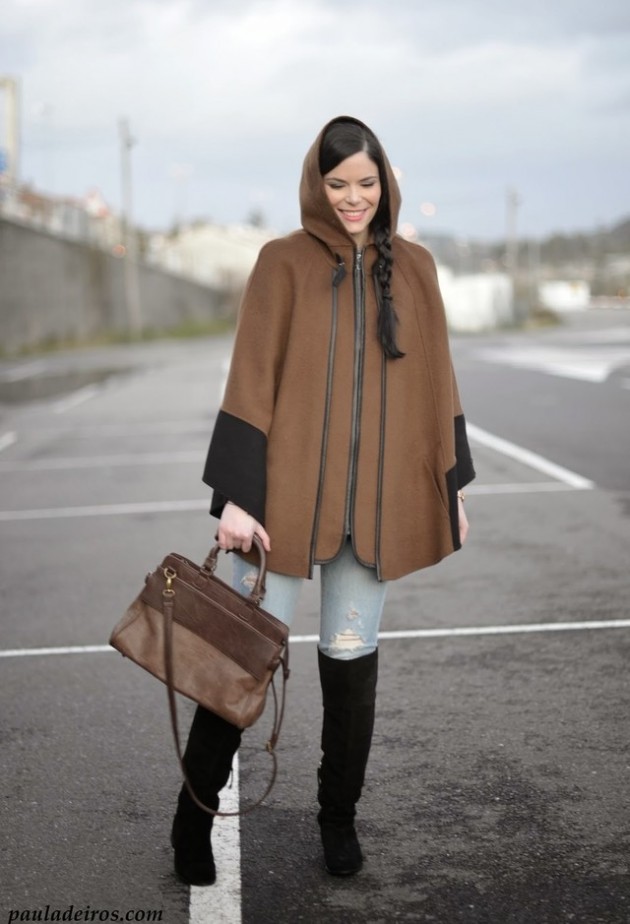 15 Stylish Winter Outfits With Capes 