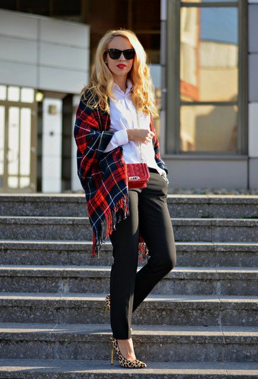 Fall Outfit Ideas with White Shirt