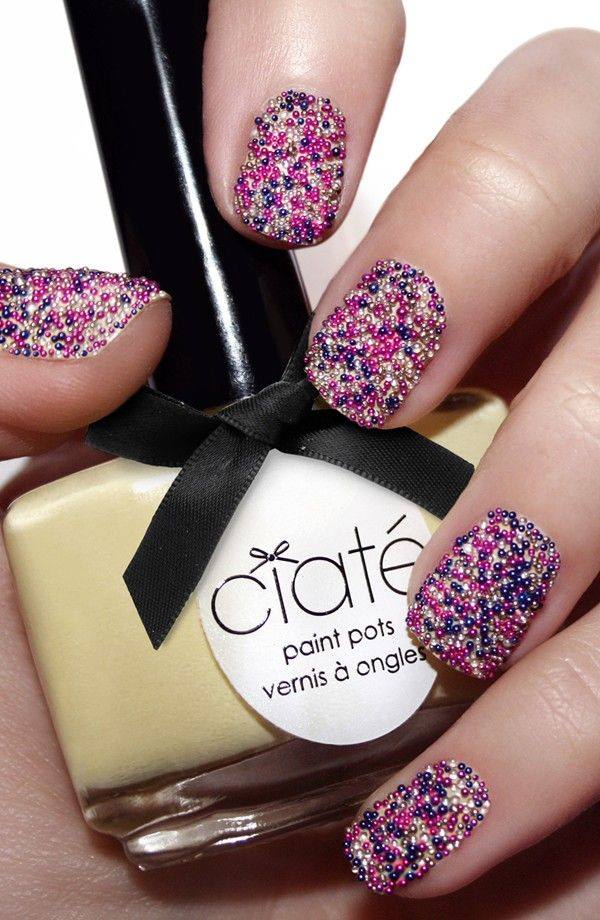 The 15 Glamorous Caviar Nails To Give You A Polished Look