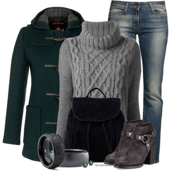 Warm Winter Outfits With Turtleneck