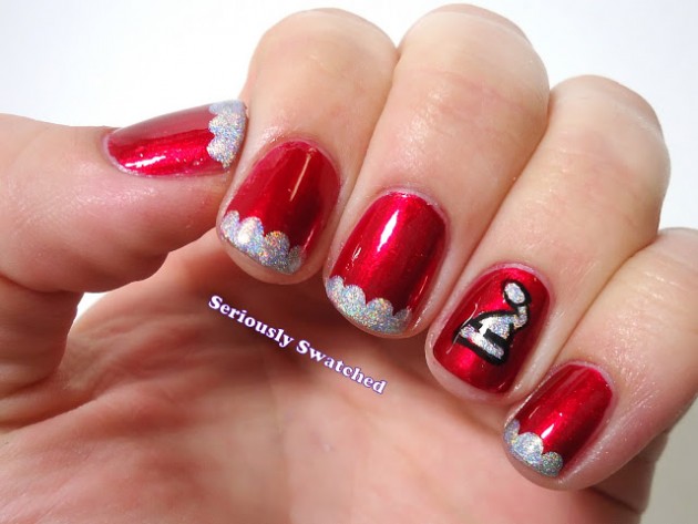 Cute And Fun Santa Claus Nail Designs