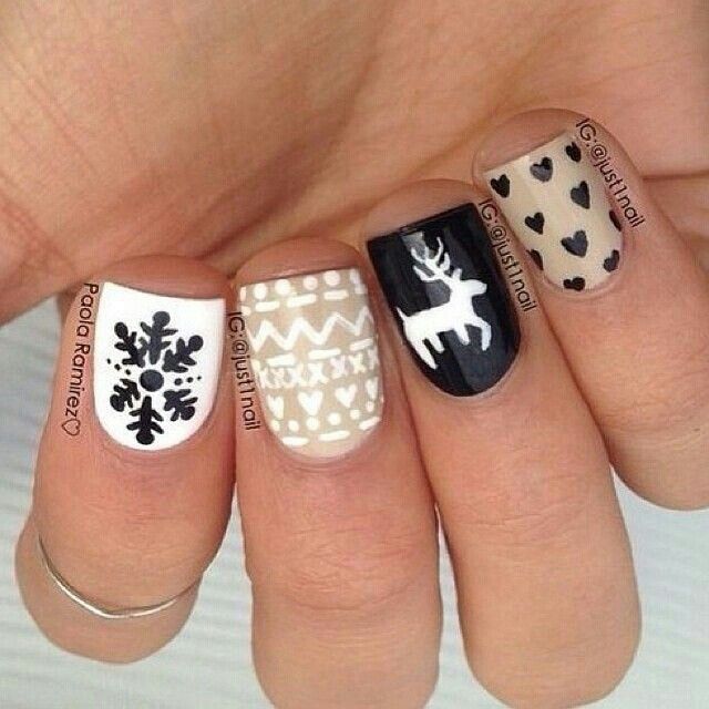 Gorgeous Winter Inspired Nail Designs