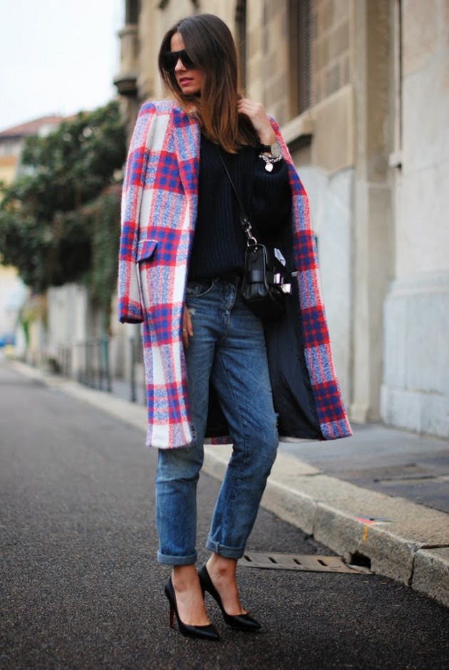 Make A Statement This Winter With A Plaid Coat