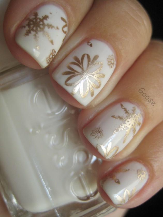 16 Snowflake Nail Designs To Try This Winter
