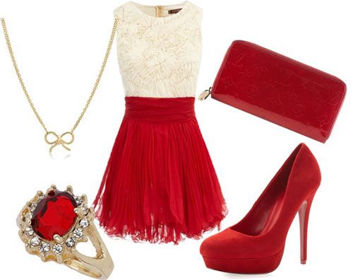 21 Fabulous Party Christmas Polyvore Combinations