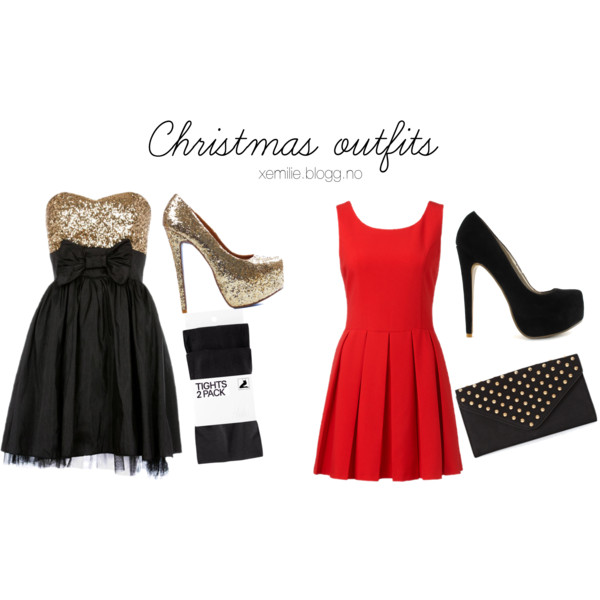 21 Fabulous Party Christmas Polyvore Combinations