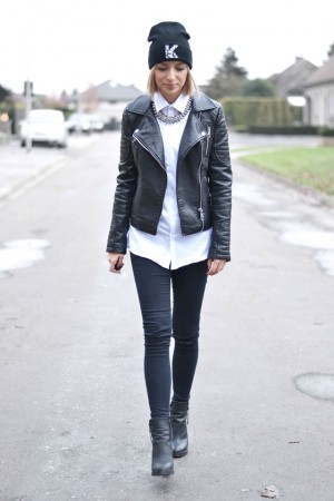 Fall Outfit Ideas with White Shirt - fashionsy.com