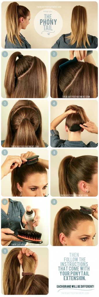 15 Great Ways To Style A Ponytail In 5 Minutes