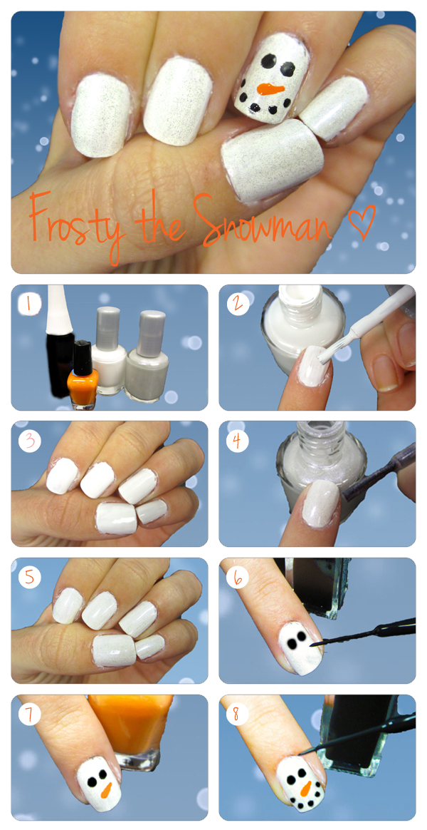 The Best Step By Step Christmas Nail Tutorials