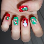 Fun And Easy Christmas Candy Cane Nail Designs - fashionsy.com