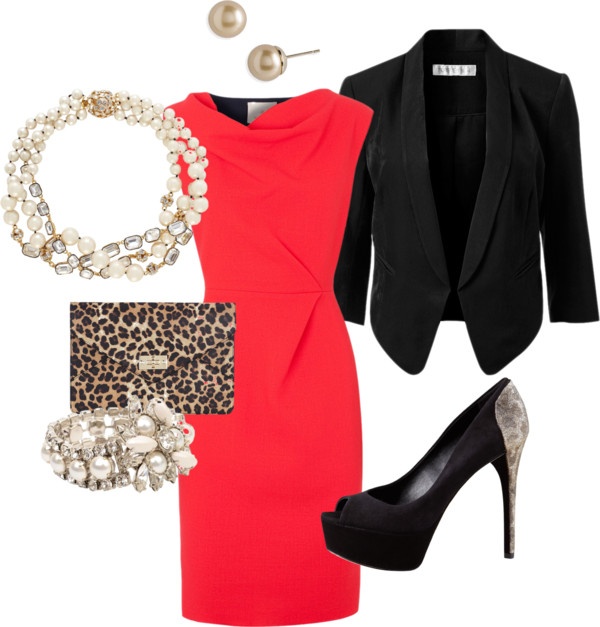 Elegant Polyvore Combinations For A Holiday Office Party