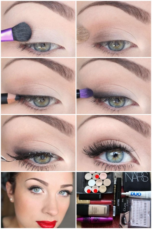 Step-By-Step Makeup Ideas For Blue Eyes - fashionsy.com