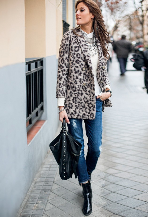  15 Stylish Ways To Wear A Leopard Coat This Winter