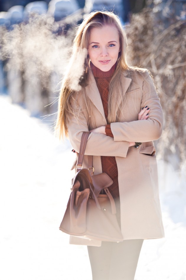 15 Ways To Rock The Beige Coat This Winter