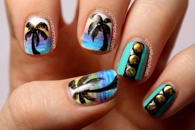 Eye Catching Nail Designs With Studs