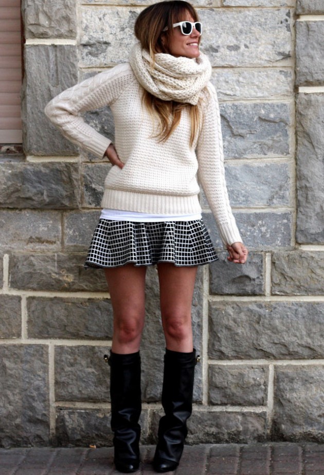 18 Chic Ways To Wear Skirts This Winter 