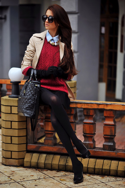 17 Classy Combos In Burgundy To Copy This Winter