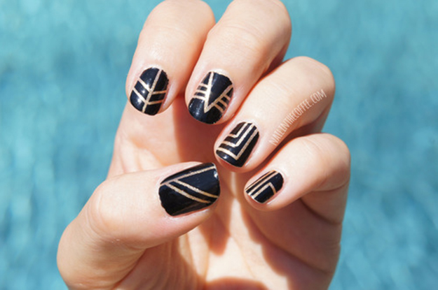 17 Perfect Nail Designs With Striping Tape
