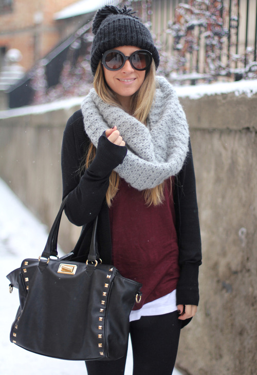 Spice Up Your Winter Outfit With An Infinity Scarf