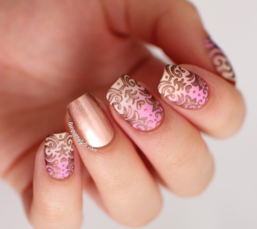Baroque Manicure   Elegant Nails For The Holidays