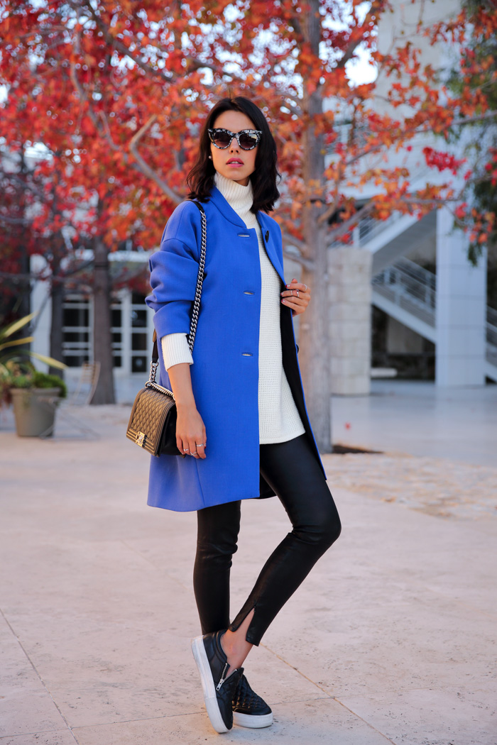 Casual chic Winter Outfit Ideas with Slip on Sneakers