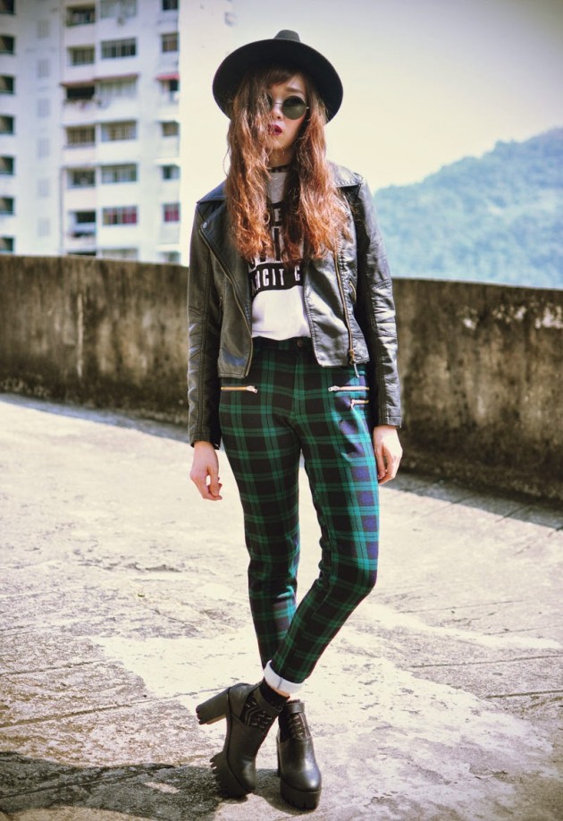 Warm, Comfortable and Modern Outfits with Plaid Pants - fashionsy.com