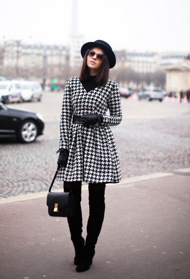 How to Wear The Houndstooth Print - fashionsy.com