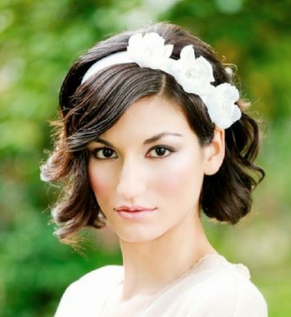 Great Short Bridal Hairstyle Ideas