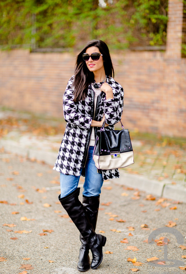 How to Wear The Houndstooth Print