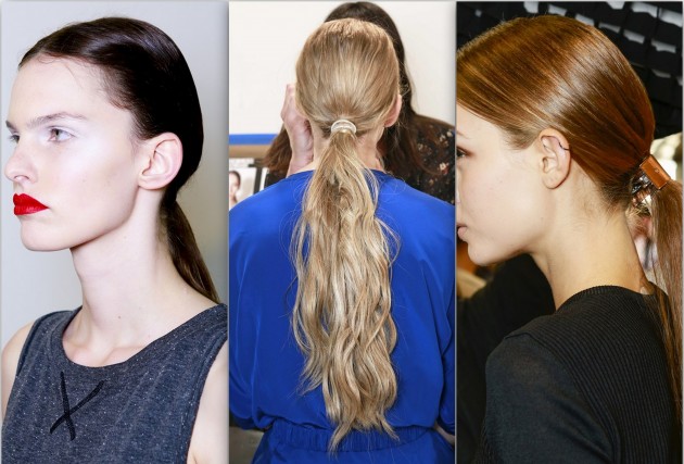 Low Ponytail   Trendy Hairstyle For Spring 2015